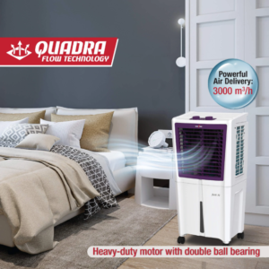 JETT Honey Comb 51 Litres Personal Desert Cooler (White)