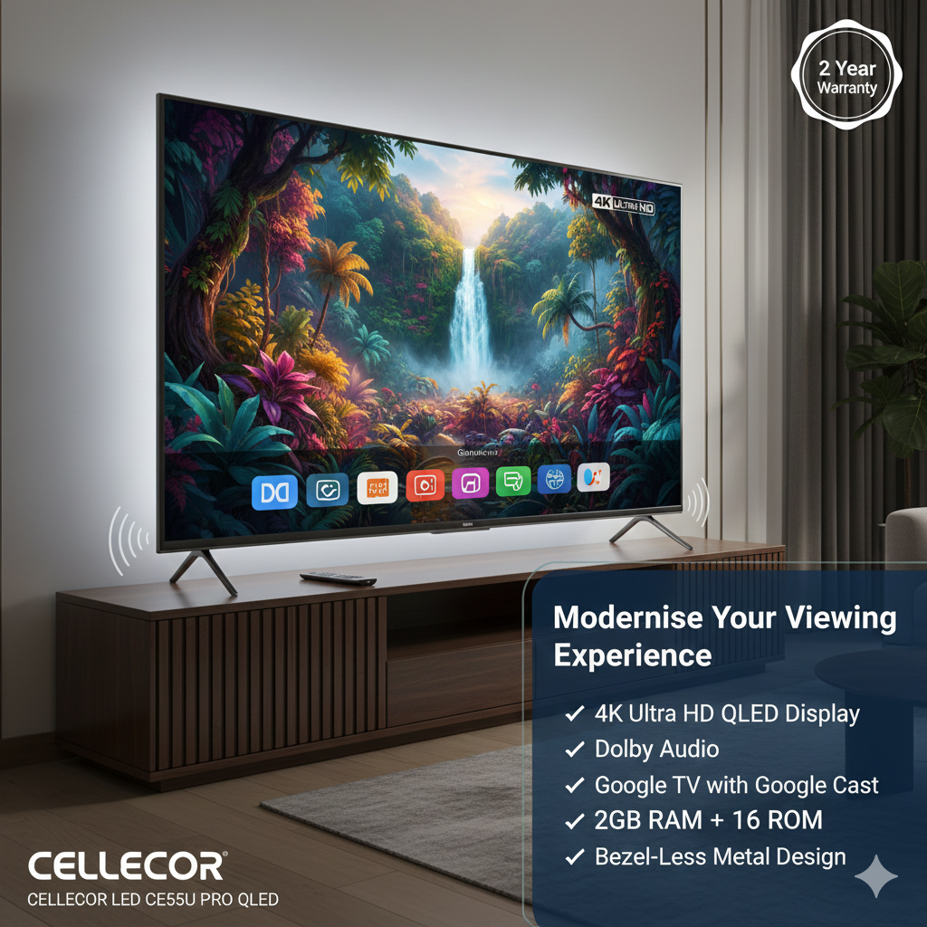 CELLECOR LED CE55U PRO QLED