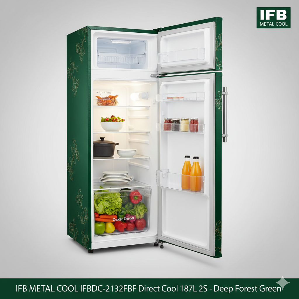 METAL COOL IFBDC-2132FBF Direct Cool 187L 2S
