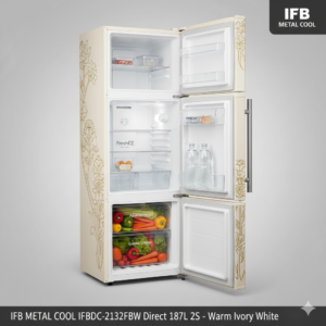 METAL COOL IFBDC-2132FBW Direct Cool 187L