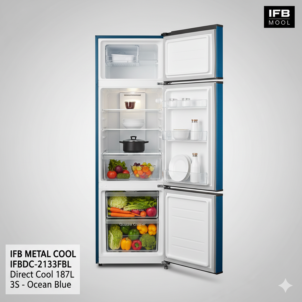 METAL COOL IFBDC-2133FBL 187L 3S