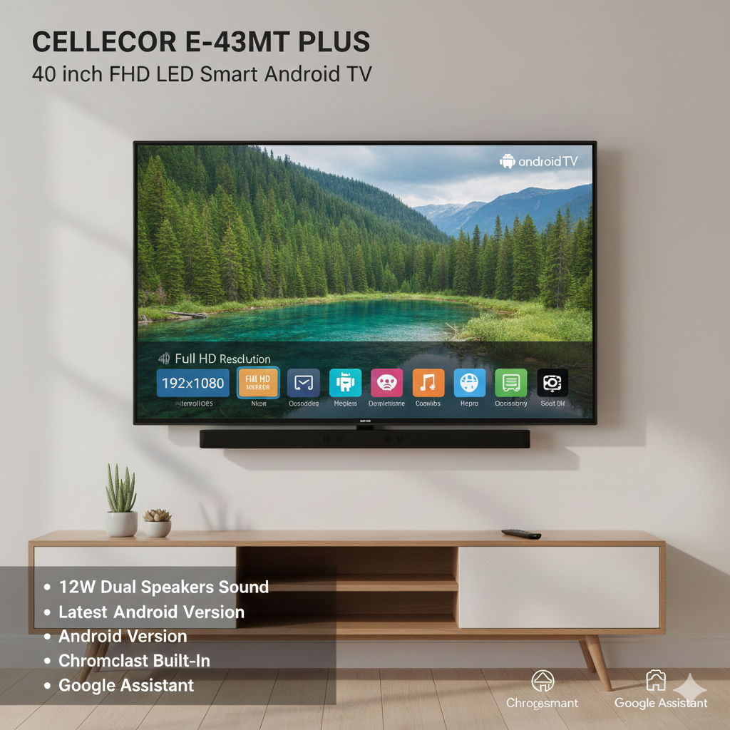CELLECOR LED TV E43 MT PLUS