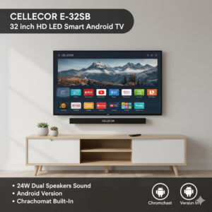 CELLECOR LED TV EC32 SB NEW